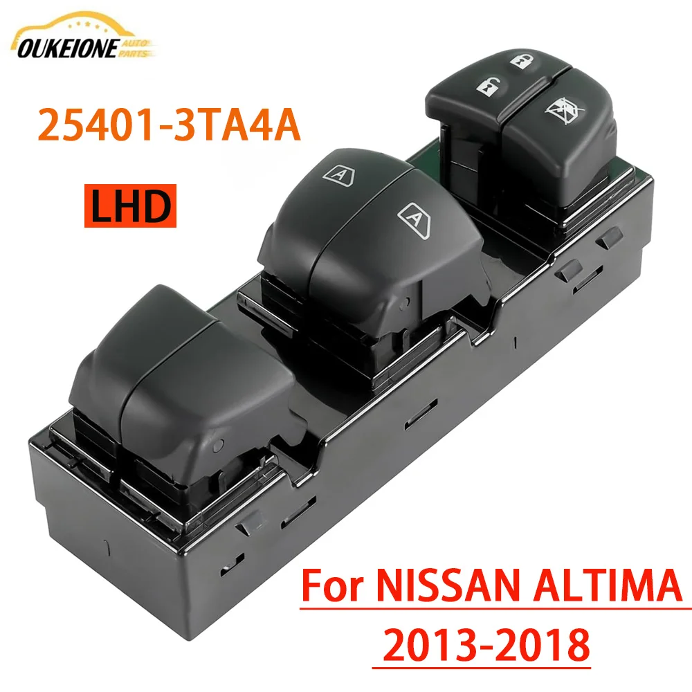 25401-3TA4A Front Left Electric Power Window Control Switch LHD for NISSAN ALTIMA 2013 2014 2015 2016 2017 2018 Car Accessories