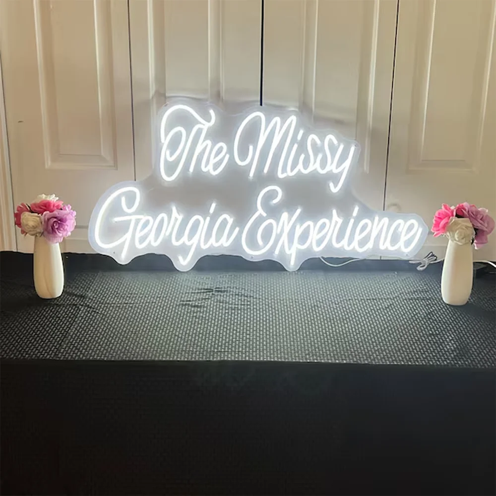 Personalizado Dimmable LED Neon Signs, Nome personalizado Light Up Sign, Personalizável para a decoração do casamento, Parede do quarto do miúdo