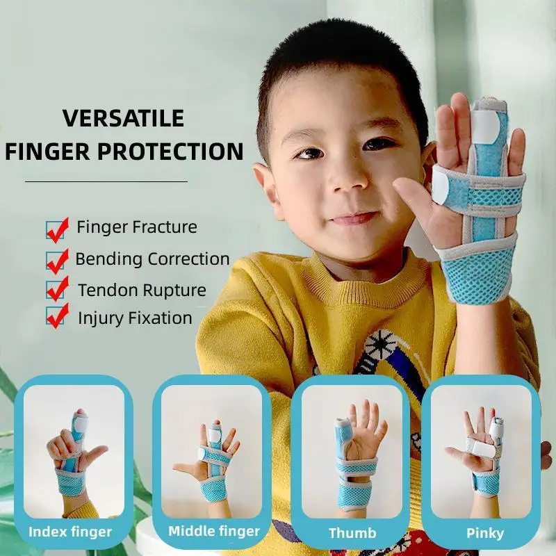 1PCS Trigger Finger Splint for Kids Children Adults Mallet Finger Support Brace Straightening Immobilizer Pain Relief Arthritis