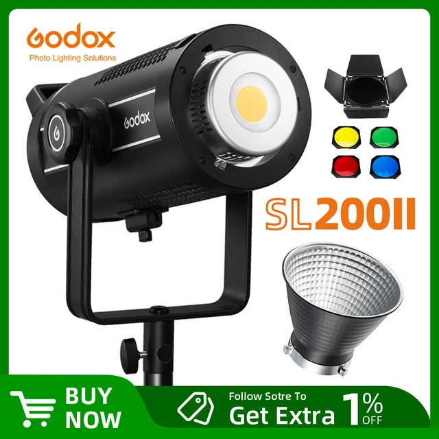 Godox Sl200w Ii Led Video Light | Video Light Godox Sl200ii | Godox Studio  Light - Photographic Lighting - Aliexpress