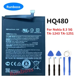 Original New HQ480 4500mAh High Quality Battery For Nokia 8.3 5G TA-1243 TA-1251 Mobile Phone