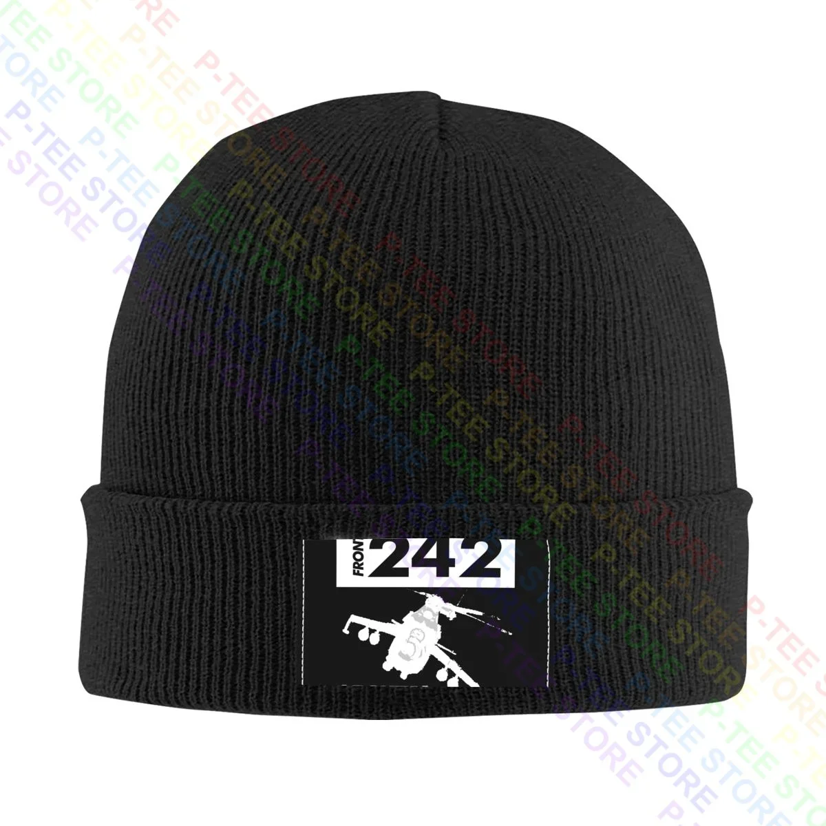 Frente 242 Gre Fronta Hubschrauber Helicóptero Ebm Fla Vac Covenant Gorro de malha Chapéu Gorros Boné unissex Hipster