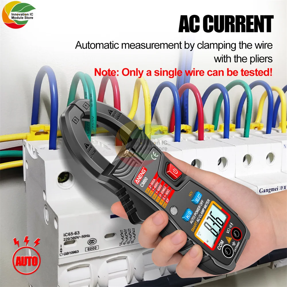 CM80 CM81 Digital Display Diode Temperature Capacitance Frequency Clamp Ammeter Multi-function Digital Display Universal Meter