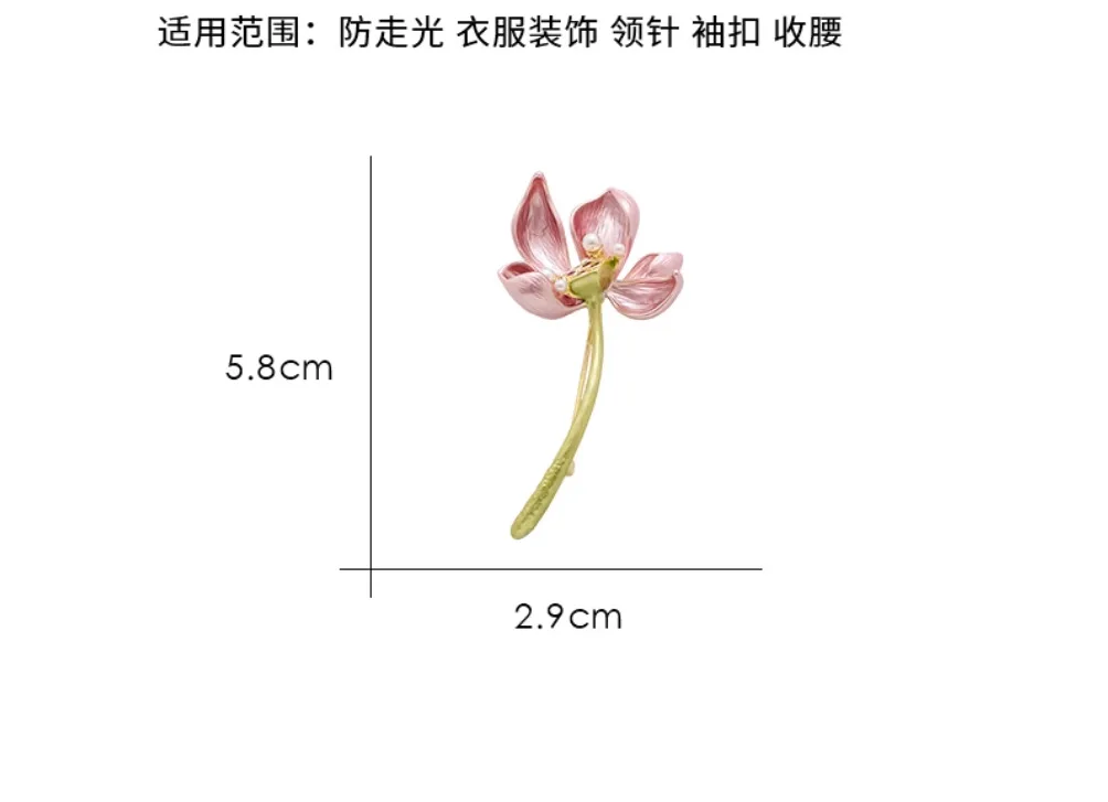 Древний стиль, брошь в виде цветка лотоса, нишевый дизайн, китайский стиль, классическая элегантность, нагрудный цветок, темперамент, аксессуары для одежды