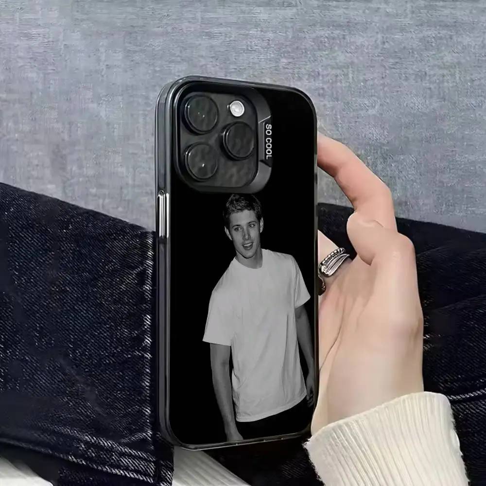 حافظة هاتف J-Jensen Ackles D-Dean Winchester لهاتف iPhone 17,16,15,14,13,12,Pro,Max,Plus,E,SE4,Air,Mini Black IMD Box