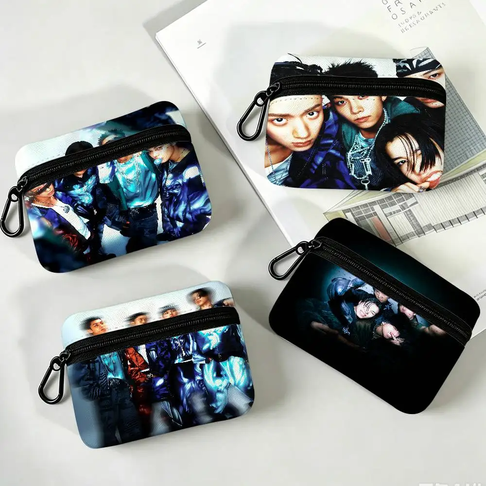 LNGSHOT Hip-hop Wear-resistant Oxford Cloth Coin Purse Portable Backpack Hanging Card Storage Bag
