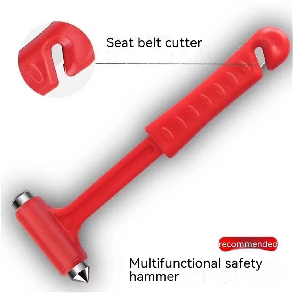 Mini Portable Safety Hammer Escape Emergency Car Window Breaker Seat Belt Cutter Multifunctional Escape Tools Car Accessories