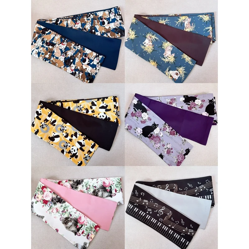 

Традиционное кимоно-халат с узором, двусторонним поясом на завязках, разноцветное, женское, модное