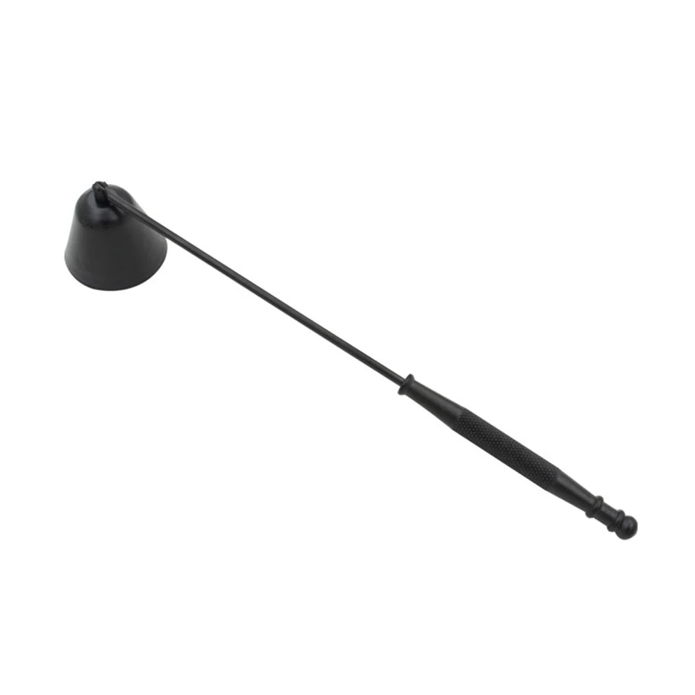 Extractor de fuego, accesorios para el hogar, extintor de seguridad, vela Vintage, forma de campana, mango largo, banquete, herramienta de cubierta de acero inoxidable