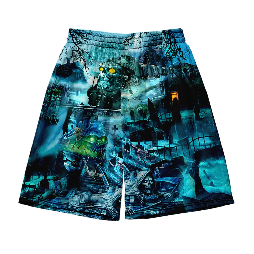 

Hawaiian Beach Shorts Men's and women's clothing 3D digital printing casual shorts Fashion trend couple Pants
