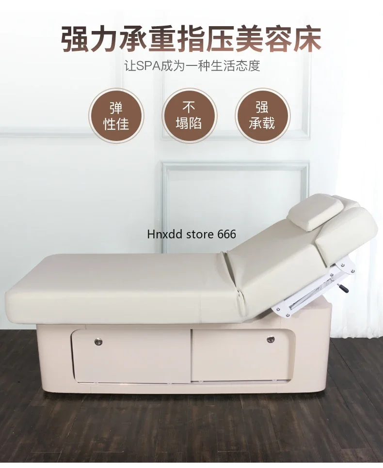 Solid Wood Facial Bed Us Advanced Heating Body Massage Therapy Bed