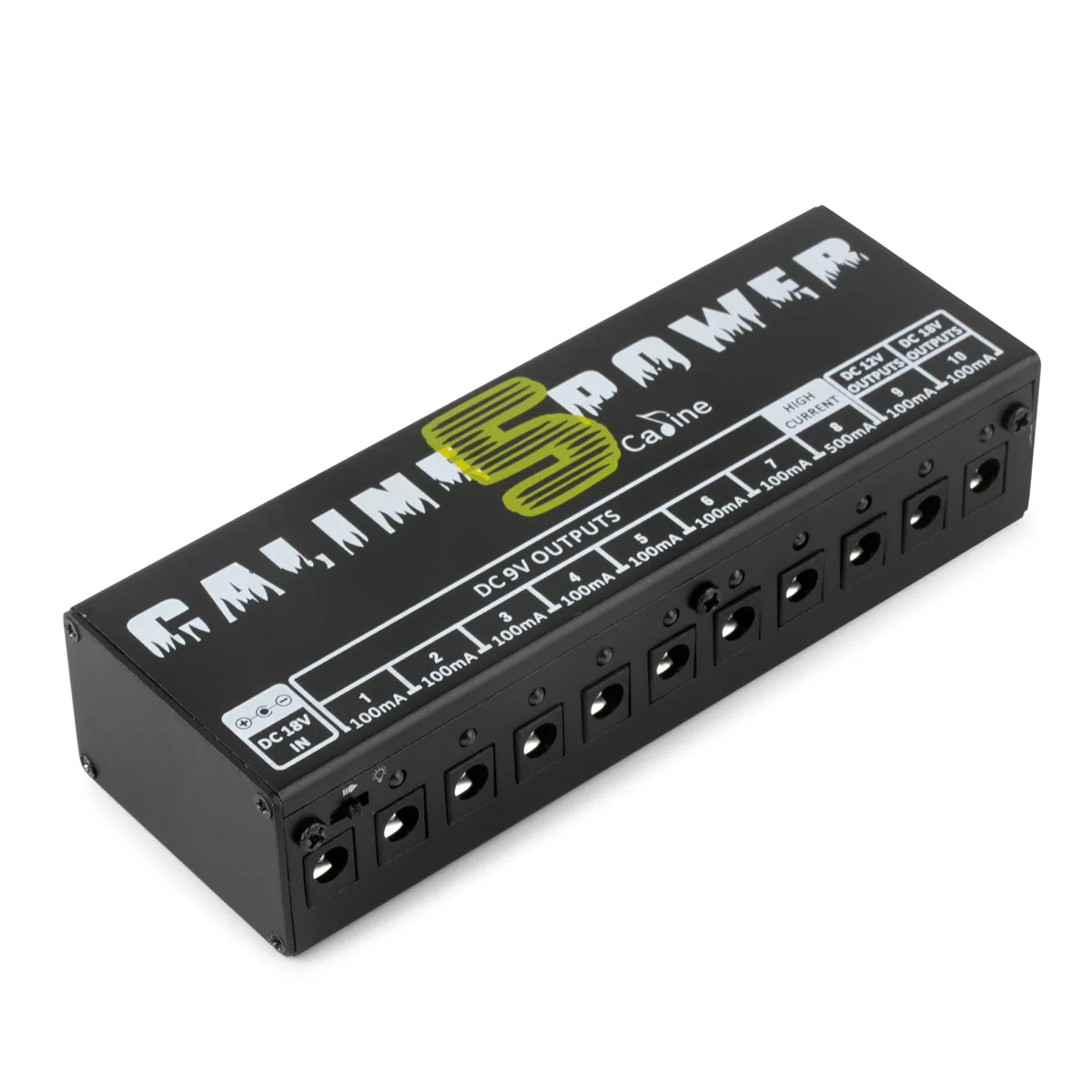 Caline CP-05 10 output port single block effect device power supply 9V 12V 18V output - view 3
