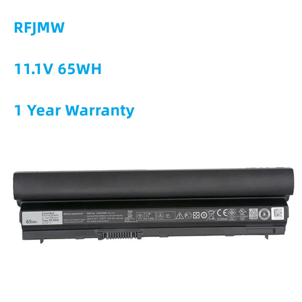 

RFJMW 11.1V 65WH/6000mAh Laptop Battery For DELL Latitude E6120 FRR0G KJ321 K4CP5 J79X4 E6320 E6330 E6220 E6230