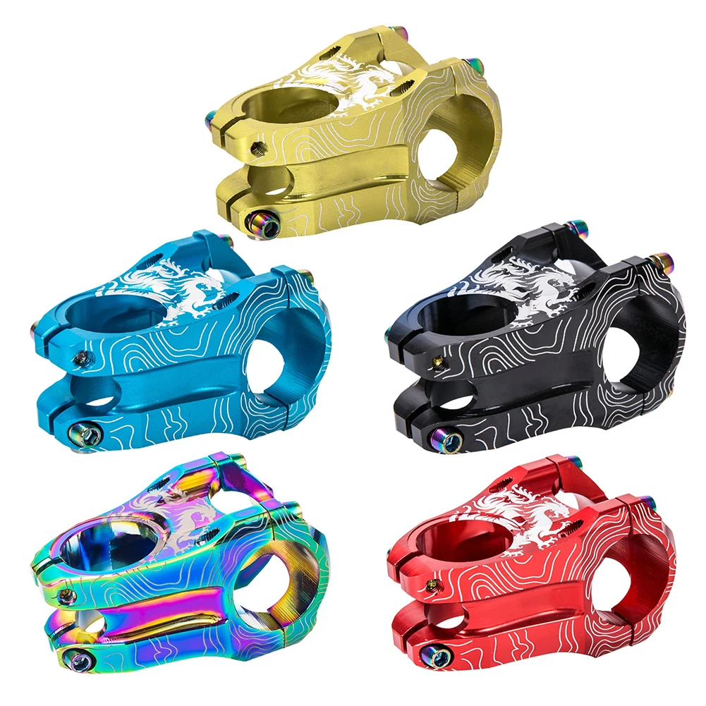 

Bike Handlebar Stem 31.8x45MM Aluminum Alloy Hollow Stem For Mountain Road Bike Short Handlebar Stand Cycling Accessories