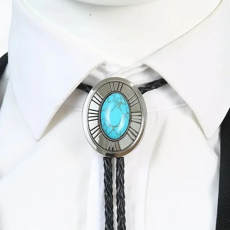 Retro Ethnic Style Bolo Tie - Handmade Knottie with Adjustable Length for Men Fashionable And Stylish Accessory