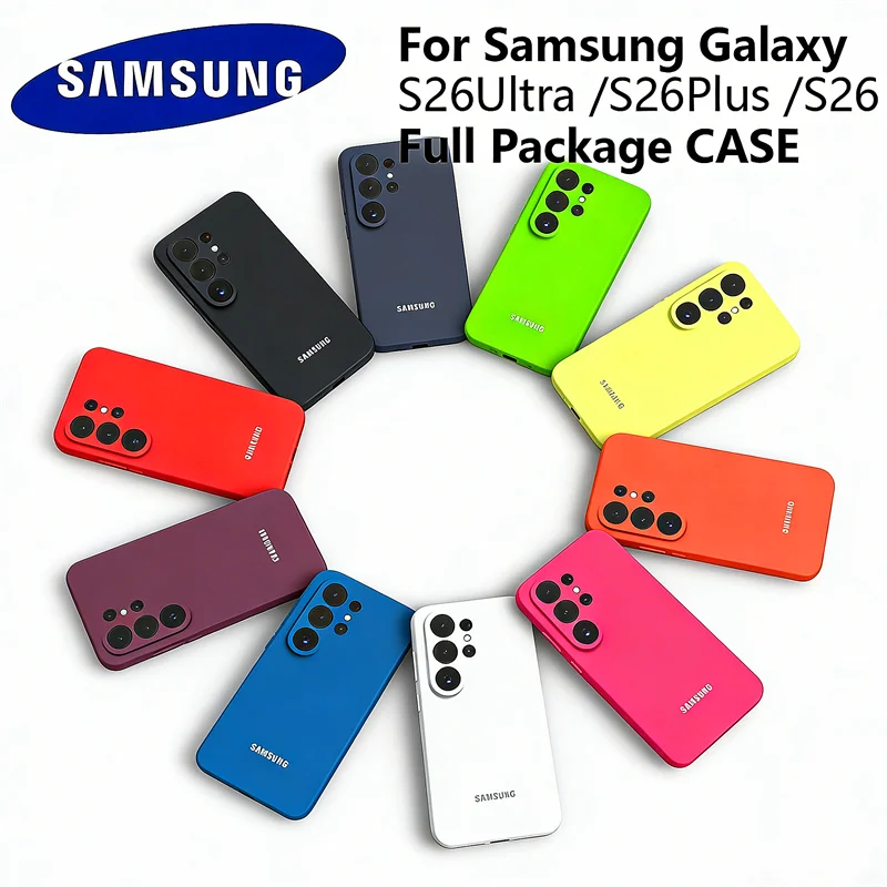 Coque en silicone liquide originale pour Samsung Galaxy A26 A16 A06 A06S A55 A35 A25 A15 A05 A05S A54 A34 A24 A14 A73 A53 A33 A23 A13