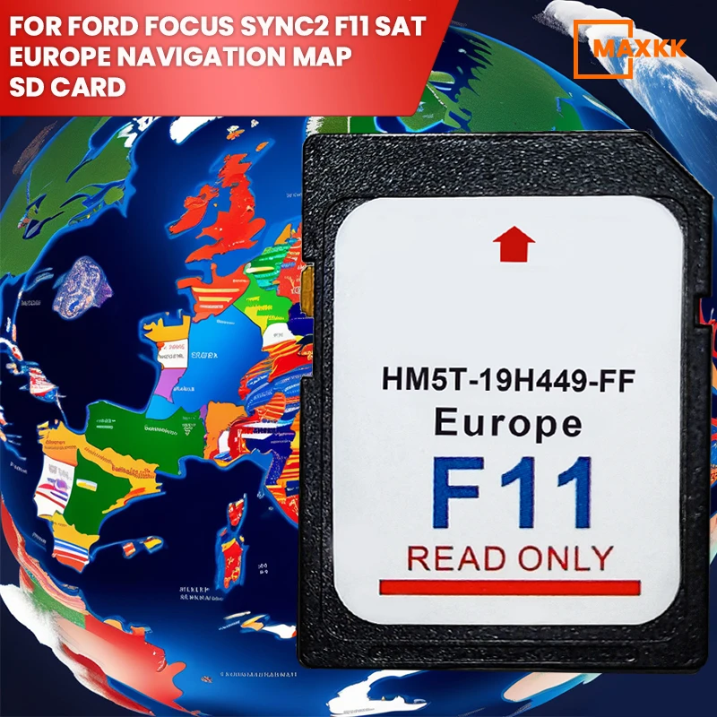 2023 Europe for Ford Focus Navigation SD Card SYNC2 F11 SAT GPS SD Card Map Navigation