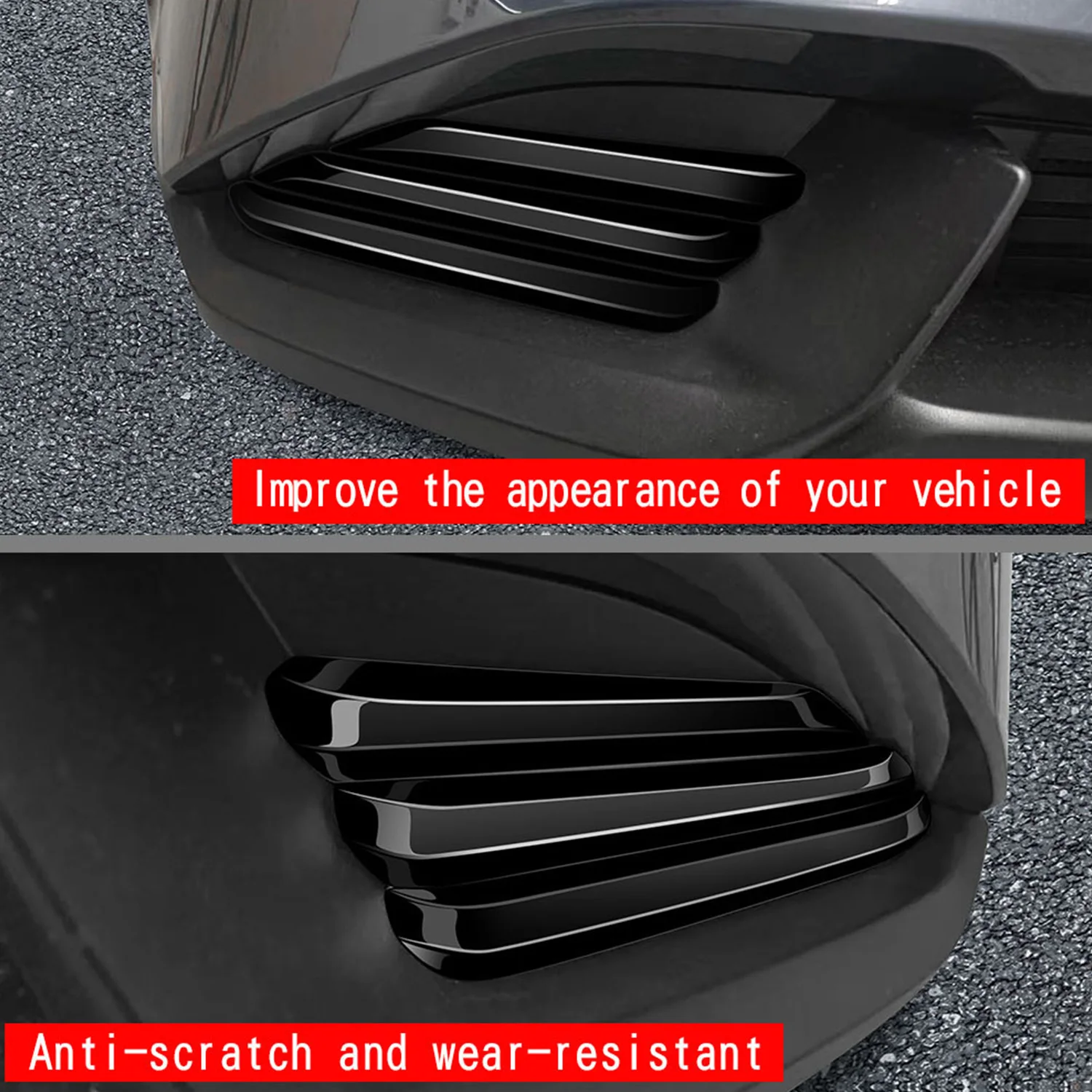 For Mazda CX-5 2026 Car Accessories ABS Front Fog Light Lamp Cover Trim 6PCS