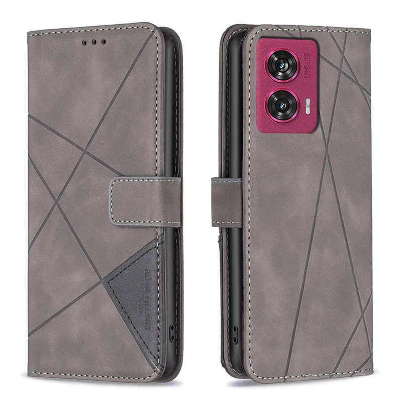 Luxury Leather Phone Case on For Motorola MOTO Edge 50 Neo Edge50 Ultra Fusion Pro 5G 2024 Etui Couqe Magnetic Wallet Flip Cover