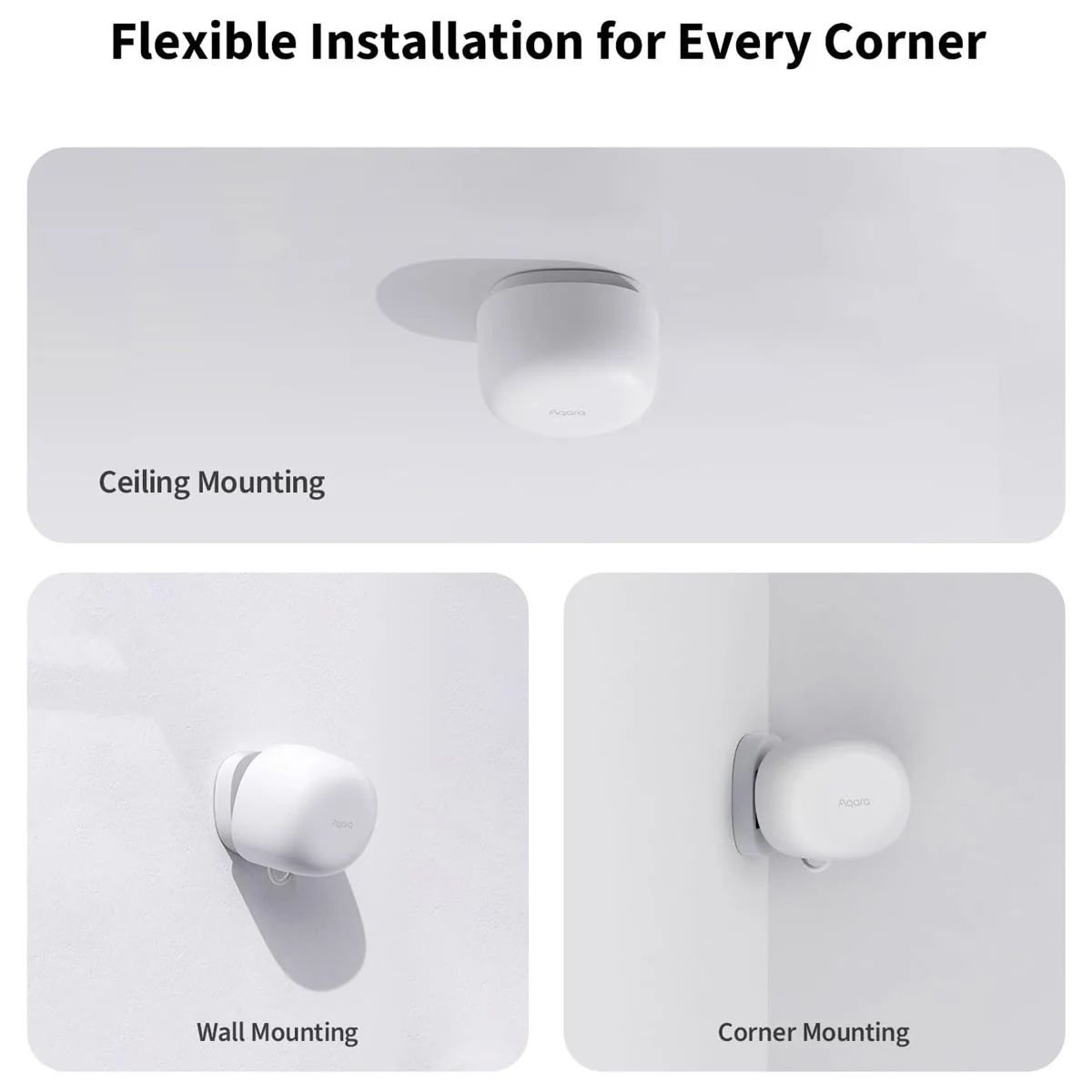 Aqara Human Presence Detector FP1 ZigBee 3.0 Smart Human Body Presence Motion Sensor Smart Home Work mit Aqara Home Homekit APP