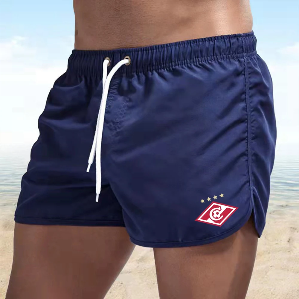 

Beach shorts quick drying men's fashionable casual print summer swimming and running shorts available in multiple colors