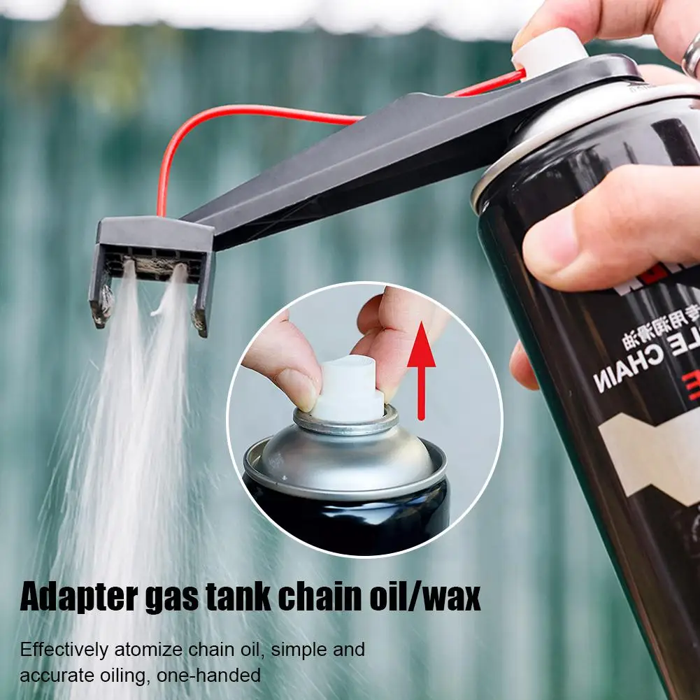

Motorcycle Chain Lube Oiler Tool Mess-Free Chain Wax Chain Cleaner Attachment Lubricant Straw Holder Positioner Applicator