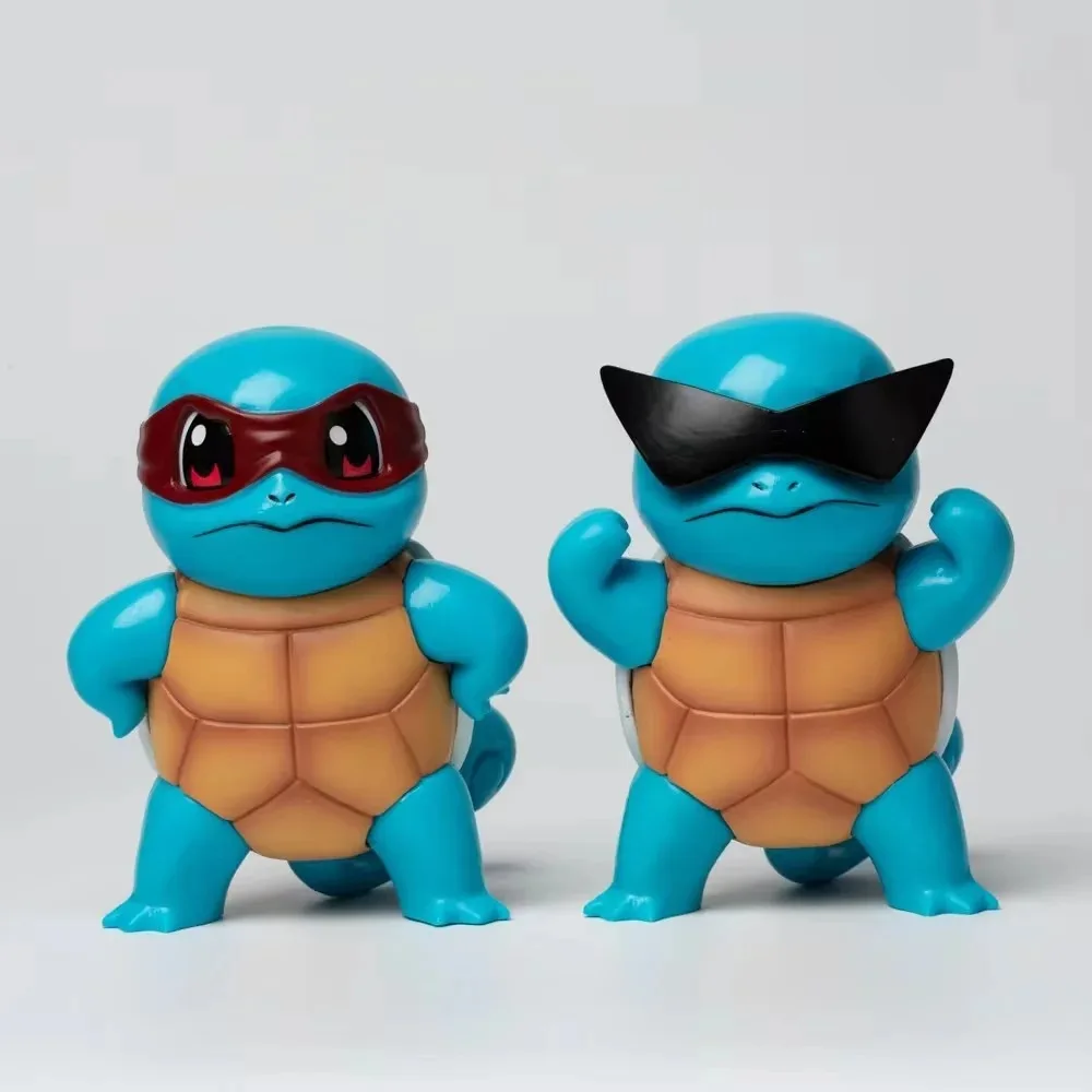 

9cm Kawaii Pokemon Anime Figure Cute Squirtle Action Figure Model PVC Doll Collection Desktop Decoration Toys Gift