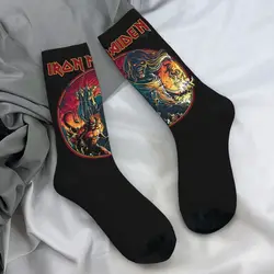 Iron Maidens Socks Fashion Stockings Women Men High Quality Outdoor Socks Spring Graphic Anti Slip Socks