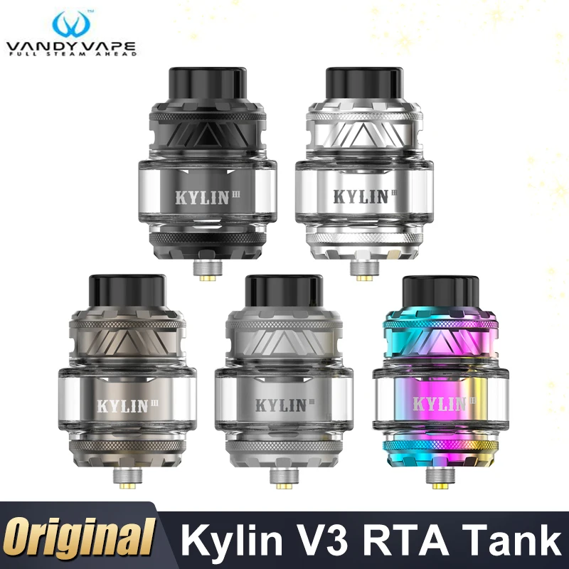 Original Vandy Vape Kylin V3 RTA Tank 6ML Creative Honeycomb Airflow Electronic Cigarette Vaporizer