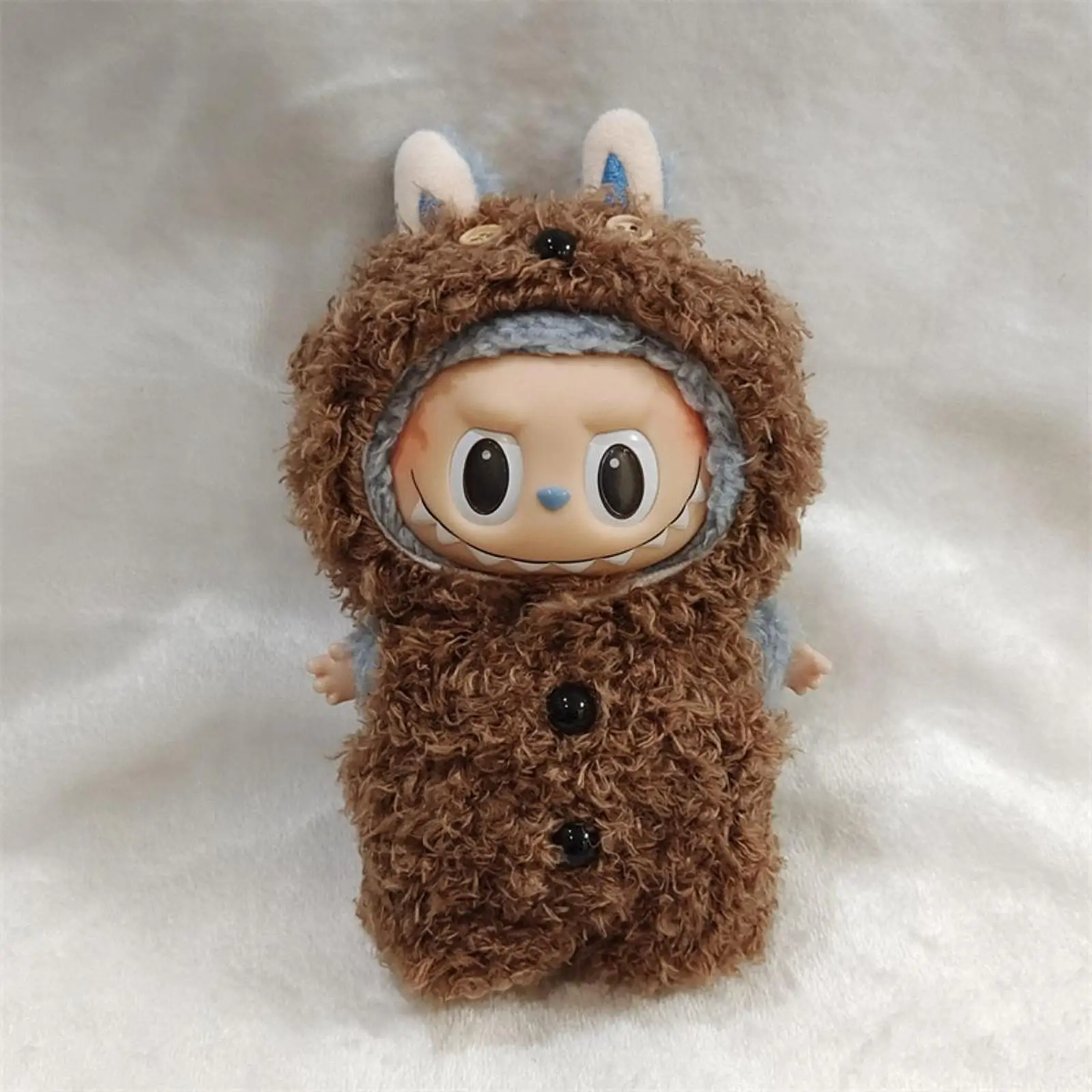 Plush Doll Clothes Doll Clothing Photo Props Bear Suit Dress up Comfortable Stylish Costumes DIY Doll Toy Cute for 17cm Dolls