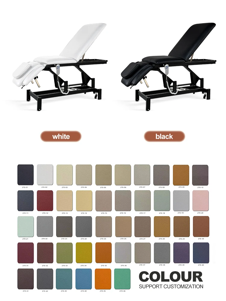 Professional Electric Chiropractic Table Multi-section 2 Motors Physical Therapy Bed for Clinic Rehabilitation and Chiropractors