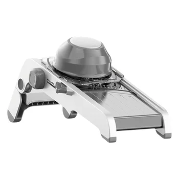 LMETJMA 18 in 1 Adjustable Mandoline Vegetable Slicer Stainless Steel Vegetable Slicer…