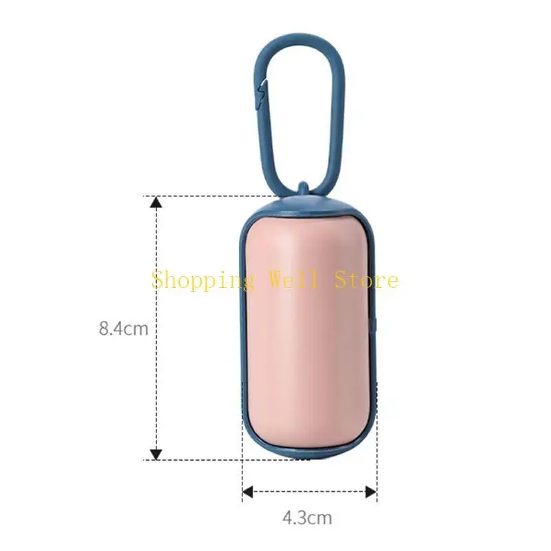 KX4B Dog Walking Portable 15 ถุงขยะกล่องเก็บกล่องอเนกประสงค์