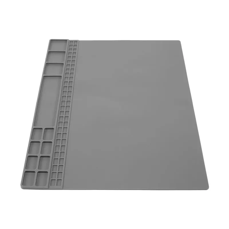 

Силиконовый коврик для пайки ABLG, коврик для ремонта электроники для ноутбуков, часов, мобильных телефонов - термостойкий, выдерживает температуру до 932°F (500°C)