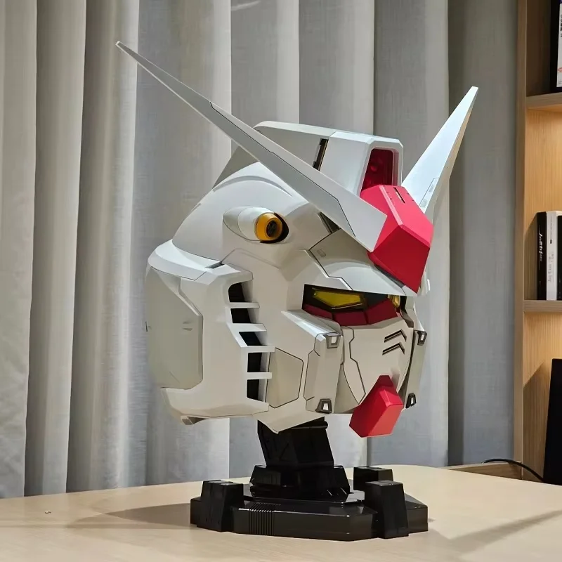 New Rx-78-02 Helmet Cyber Punk Mask Mech Robot Helmet Light Touch Control Fash Cosplay Costume Halloween Toy Collectible Gift