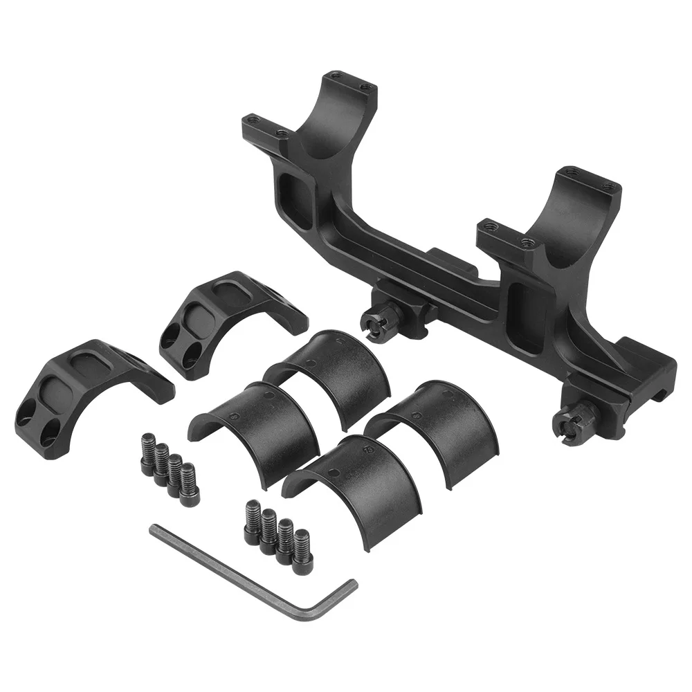 Adapter montażowy lunety GEISSELE 1.93, podwójny pierścień 25.4/30mm, szyna 20mm, montaż do lunety celowniczej, podstawa montażowa do karabinu.