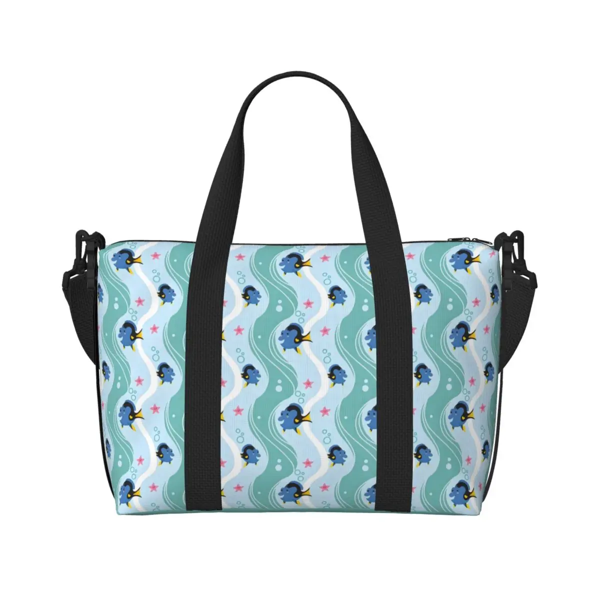 

Пляжная большая сумка Nemo на заказ для женщин, очень большие дорожные сумки для покупок с героями мультфильмов для спортзала