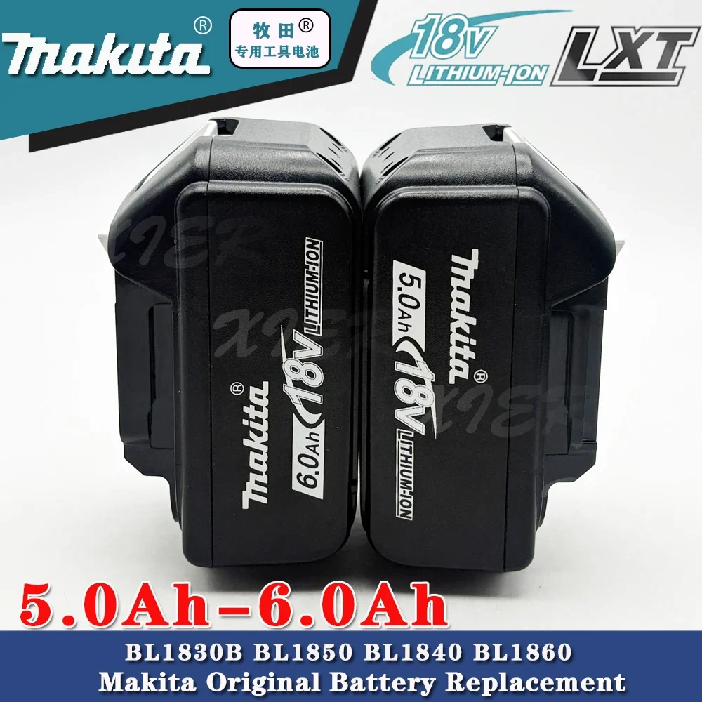 Original Makita Best-selling 18V 6Ah/5Ah Batteries BL1860B BL1850B BL1850 BL1840 BL1860 BL1815 Replacement Lithium Battery
