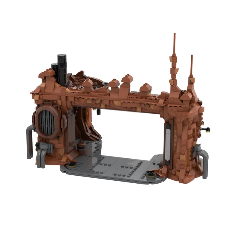 Star Movie Moc Bouwstenen Modulaire 004 HANGER Model Technologie Modulaire Beroemde Scène Blokken Kerst Set DIY Speelgoed Geschenken