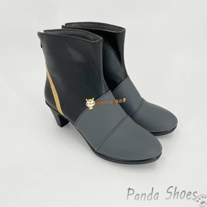 รองเท้าคอสเพลย์ Blue Archive รองเท้าคอสเพลย์อนิเมะเกมสีดำ รองเท้าคอสเพลย์การ์ตูน รองเท้าคอสเพลย์สำหรับงานคอนเวนชั่น ปาร์ตี้ฮาโลวีน