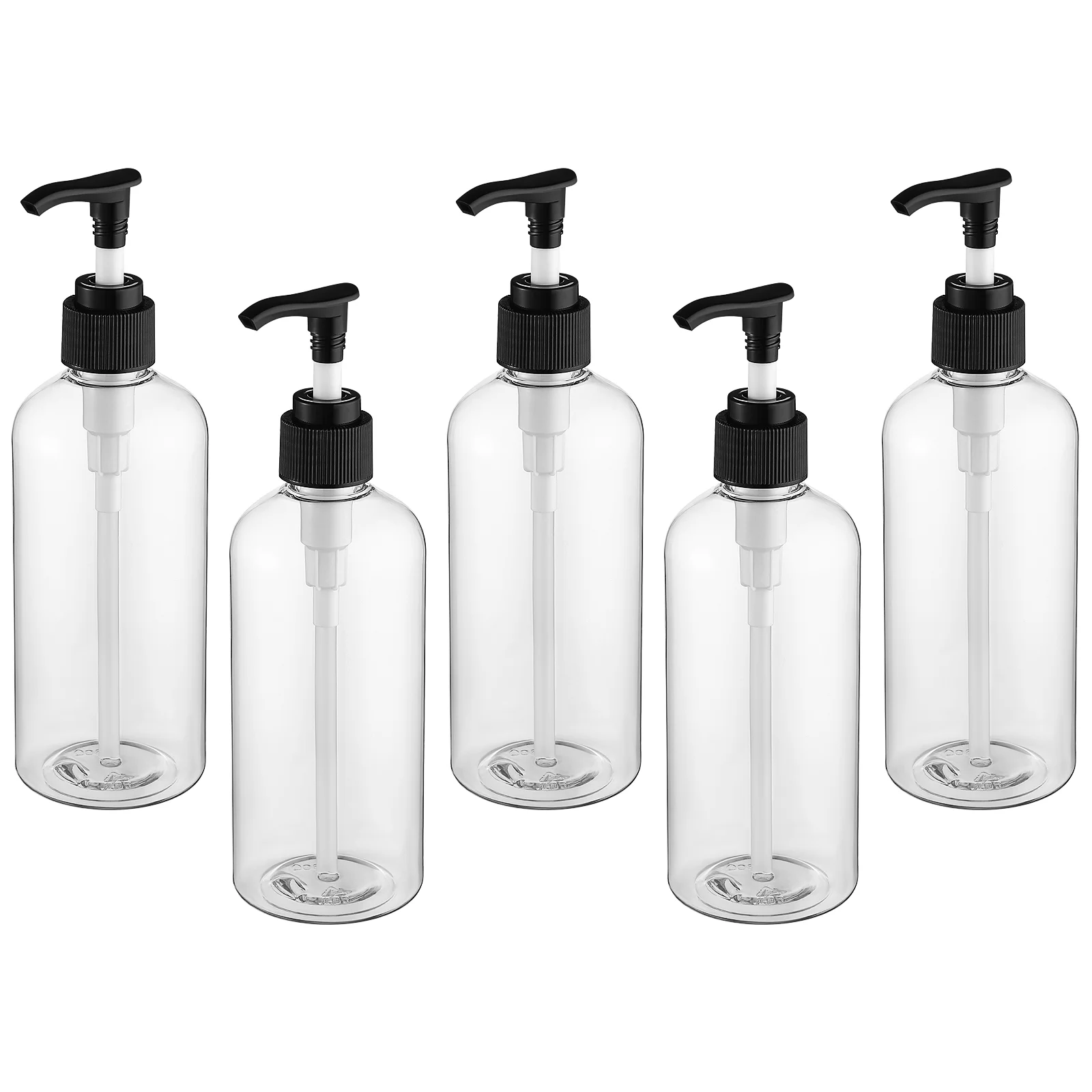 Bouteilles de shampoing rechargeables, 5 pièces, pour douche, pompe à savon, distributeur, remplissage par pulvérisation de voyage