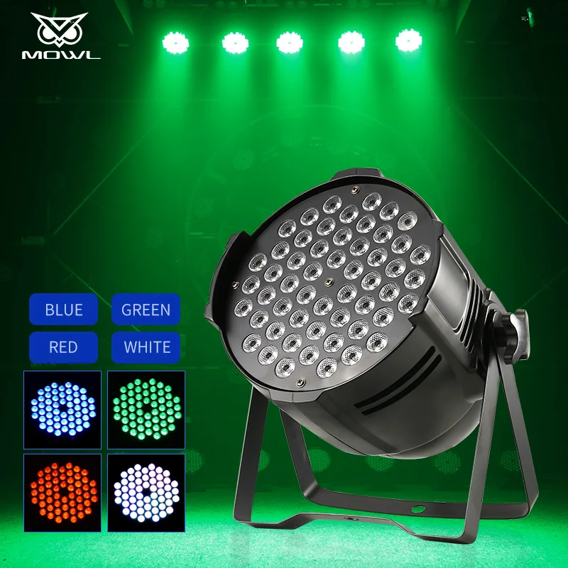 BOTAI MOWL 54*3w 54x3w RGB 3in1 DMX Stage Light High Power LED 54pcs Stage Par Light Spotlight