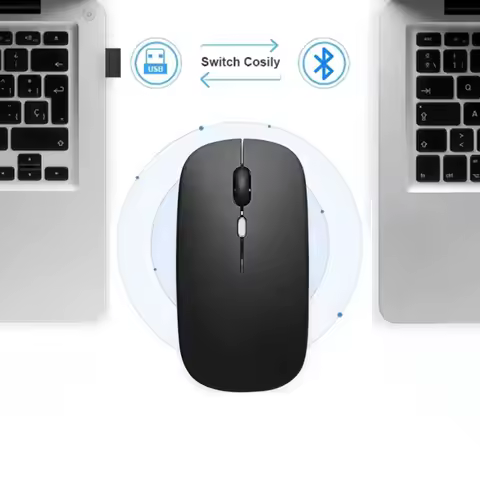 Bluetooth 5.2 Mouse 2.4G Wireless Mouse Dual Mode Slient MouseRechargeable Gaming Mouse Mice for PC Computer Laptop Macbook