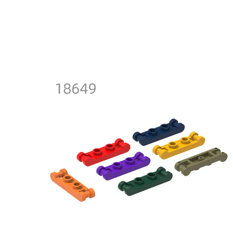 

163 шт. совместимые детали MOC 18649 и 407250 Пластина специальная 1 x 2 с ручками на концах Строительные блоки Кирпичи DIY