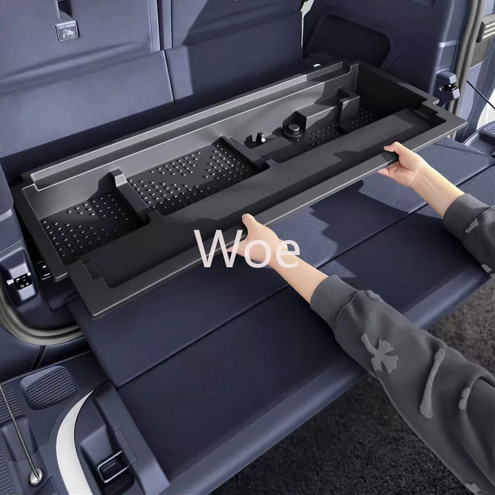 For Fit For ZEEKR 9X 2025 2026  Trunk Hidden Storage Box Essential Items In The Car