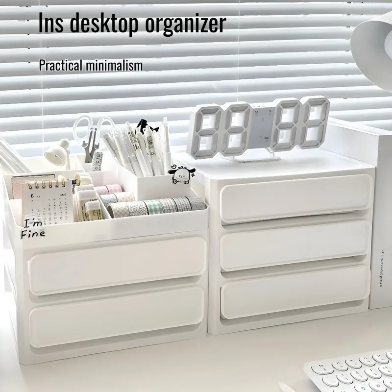 Organizer na biurko typu szuflada, szafka na dokumenty do domowego biura, akademik, różne pudełko do przechowywania, możliwość układania pyłu