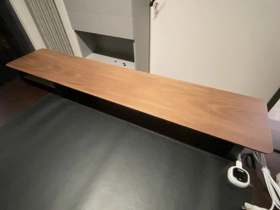 High-grade Walnut Monitor Stand Rise Desktop Computer Monitor Elevated Rack Multi-functional Storage Rack Office Laptop Desk