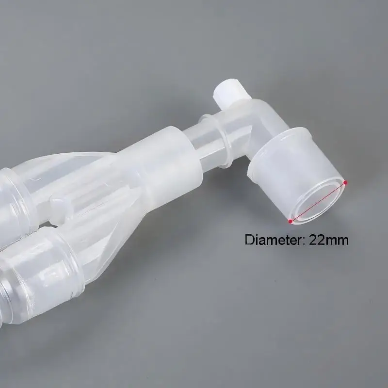 1-6PCS Anesthesia Breathing Circuit Corrugated Tube Adult Children's Circuit Pipe Veterinary Clinic Hospital Consumables