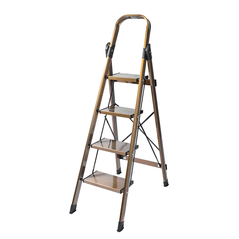 

Aluminum alloy ladder household safety thickened folding indoor multi-functional herringbone ladder telescopic