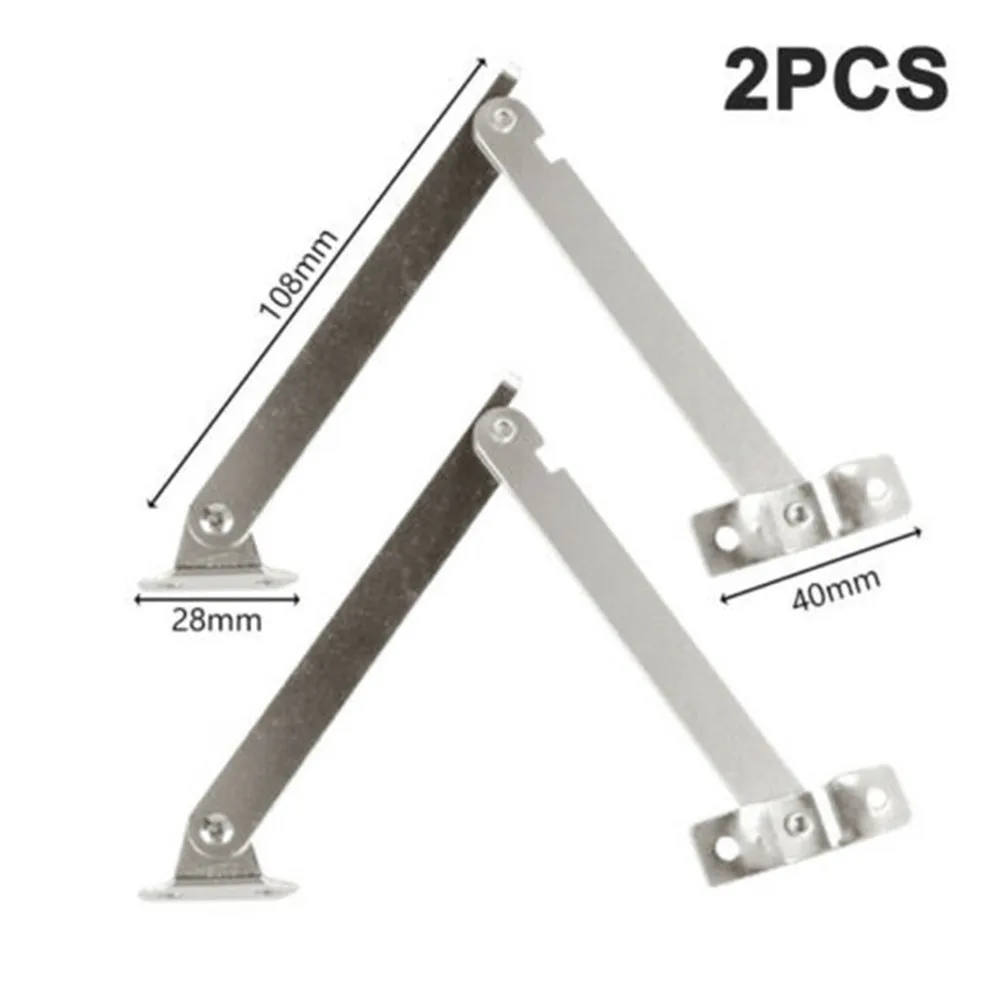 2 قطعة مفصلات دعم الغطاء المعدني البقاء العتيقة برونزية الحديد ديكور المفصلي صندوق الأثاث مفصلات أثاث اكسسوارات جديد #5